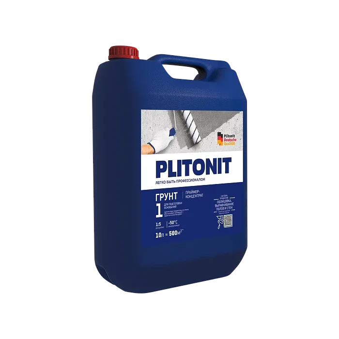 Plitonit Грунт 1 праймер-концентрат 10 л