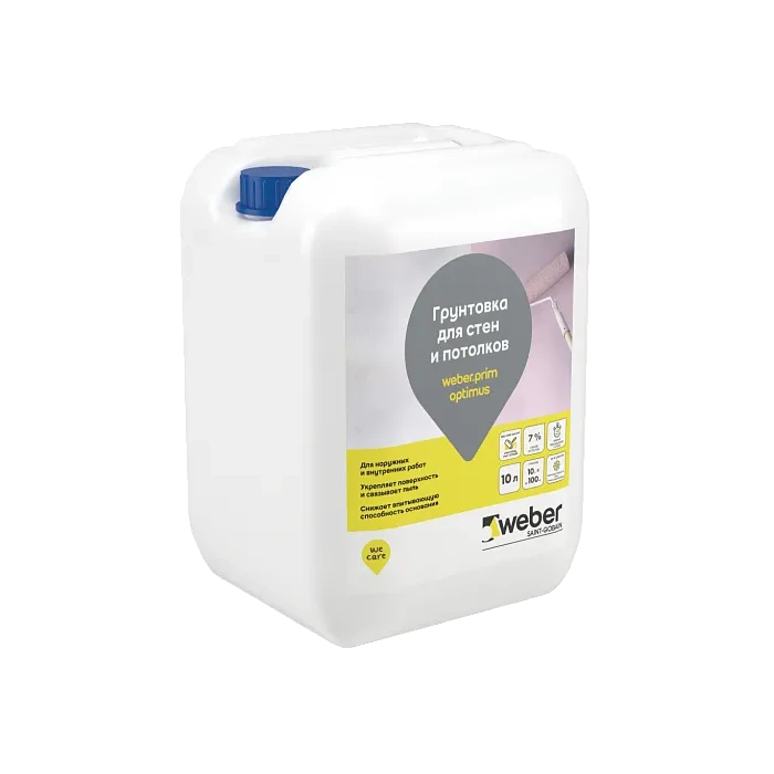 Грунтовка  weber.prim optimus 10 л