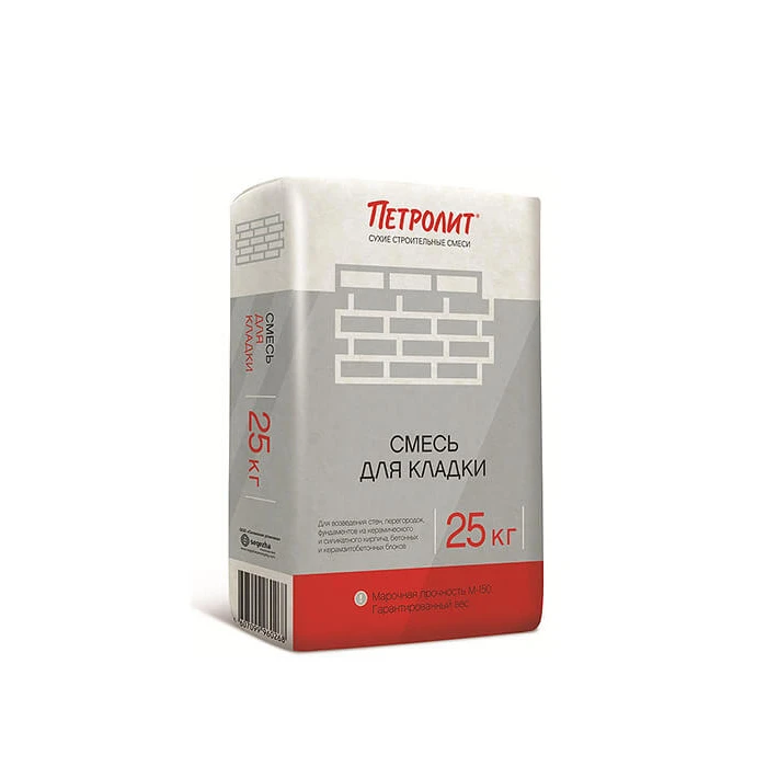 Кладочный раствор Петролит 25 кг