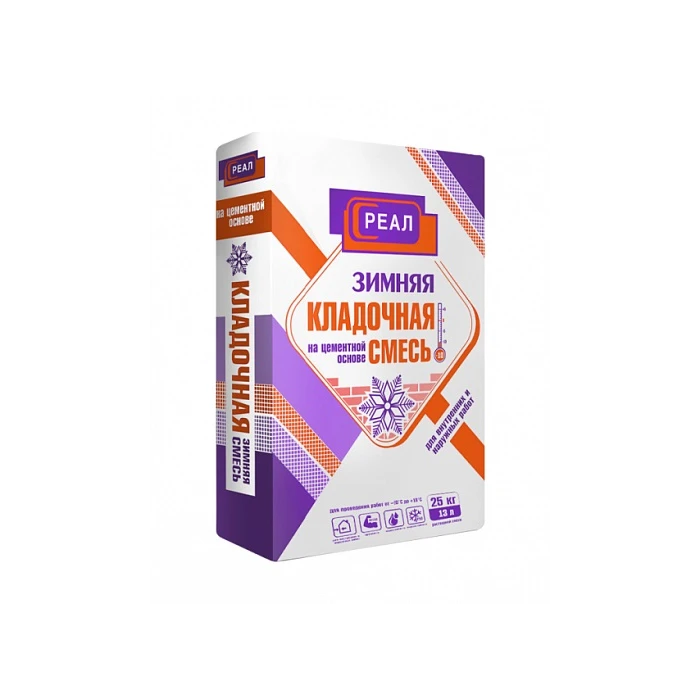 Кладочная смесь РЕАЛ Зимняя 25 кг