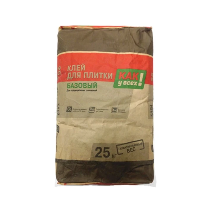 Клей для плитки  Как у всех! базовый 25 кг