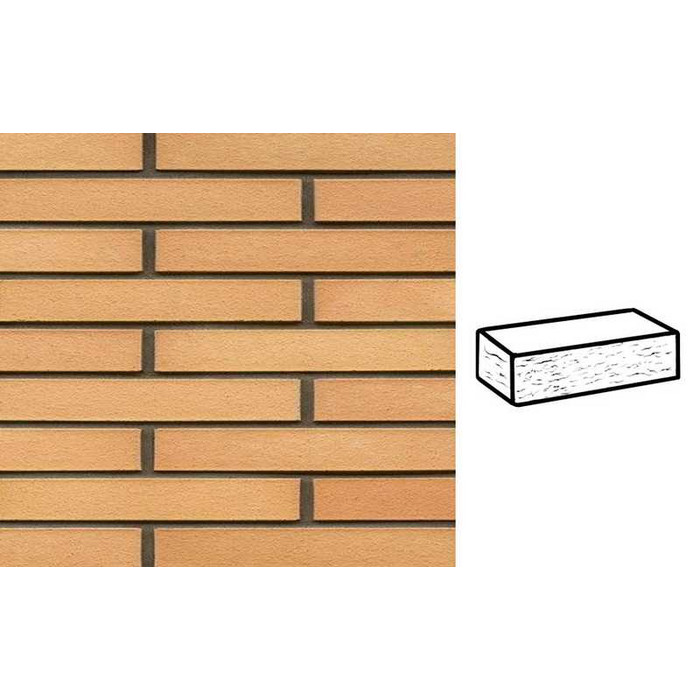 Кирпич клинкерный Muhr 23 Morgenrote рустик, 290х90х40 мм