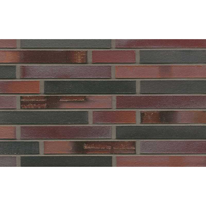 Кирпич клинкерный Muhr 29 S Schwarzblau-bunt Spezial гладкий, 290х90х40 мм