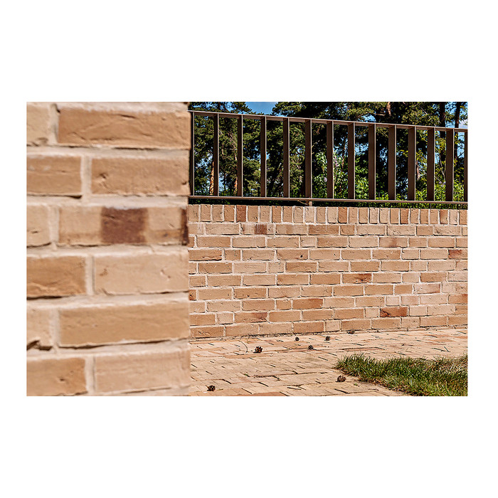 Кирпич клинкерный Muhr 08KS Lachsrot Kohle Spezial рустик, 240х90х40 мм фото 2