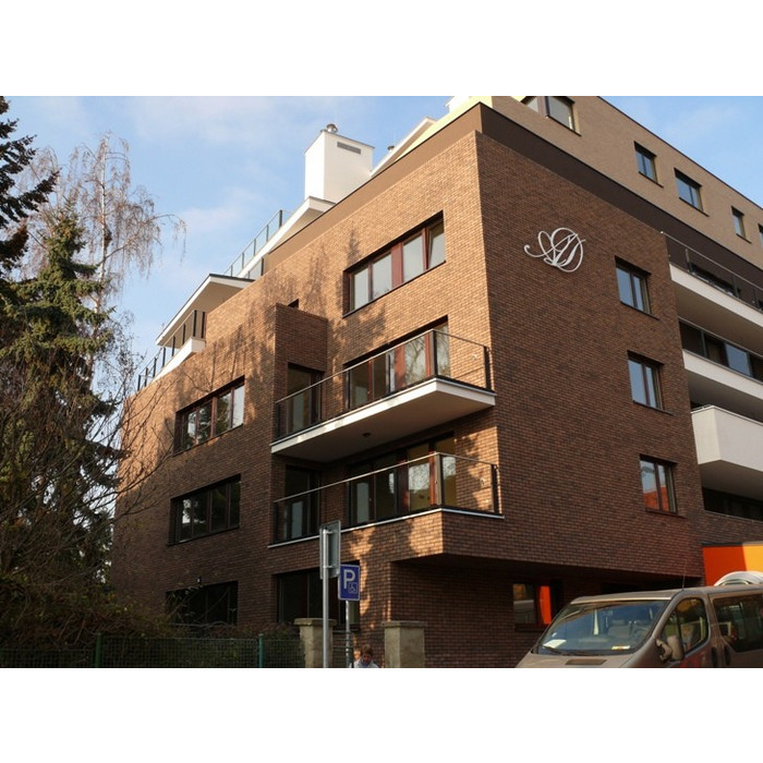 Кирпич клинкерный Muhr 08KS Lachsrot Kohle Spezial гладкий, 240х115х52 мм фото 2