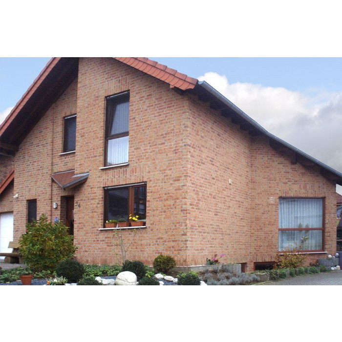 Кирпич клинкерный Muhr 08 KS Lachsrot Kohle Spezial рустик, 290х90х71 мм фото 2