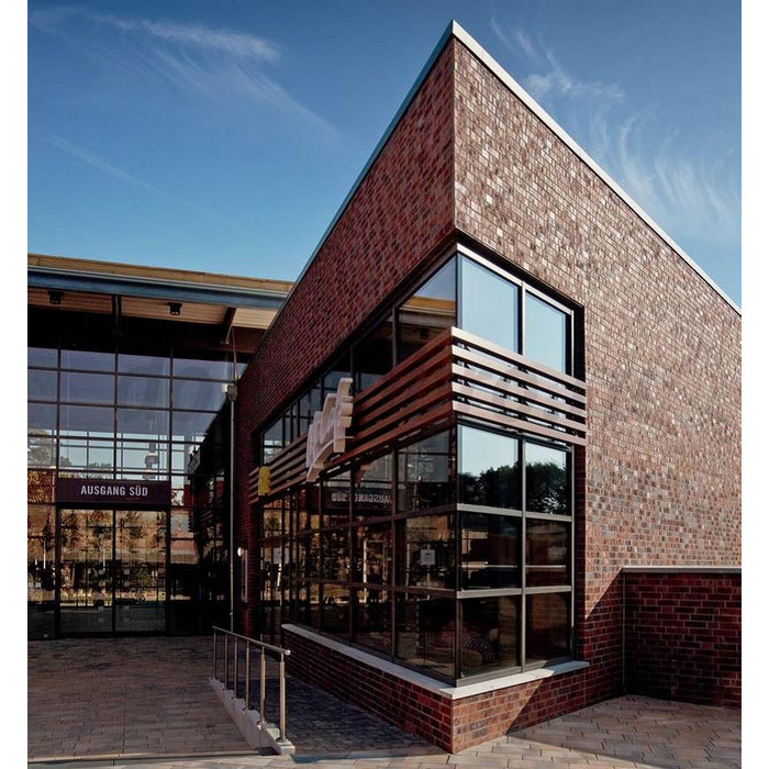 Кирпич клинкерный пустотелый ABC 1875 Wittenburg-Kohlebrand mit Sinterschmolz гладкий, 240х55х71 мм фото 2