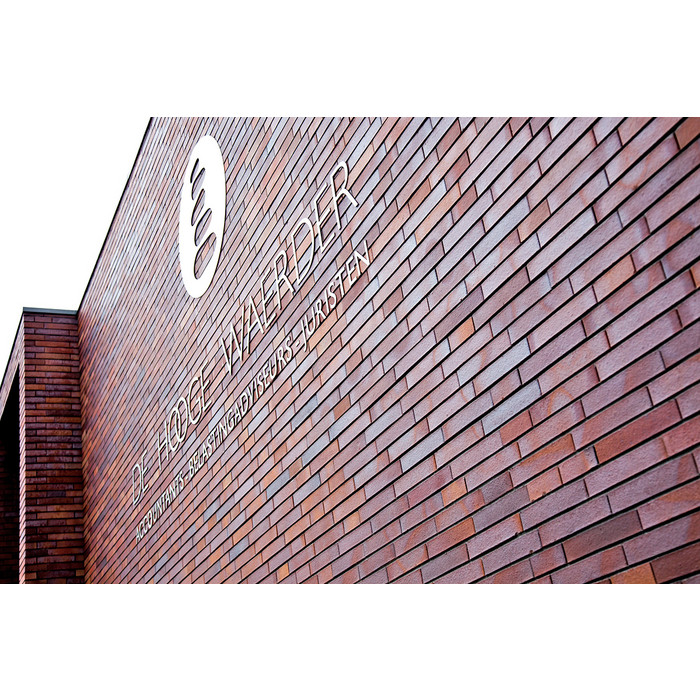 Кирпич клинкерный Muhr 04 Rotbraun-bunt 100% Fuß рифленый, 210х100х50 мм