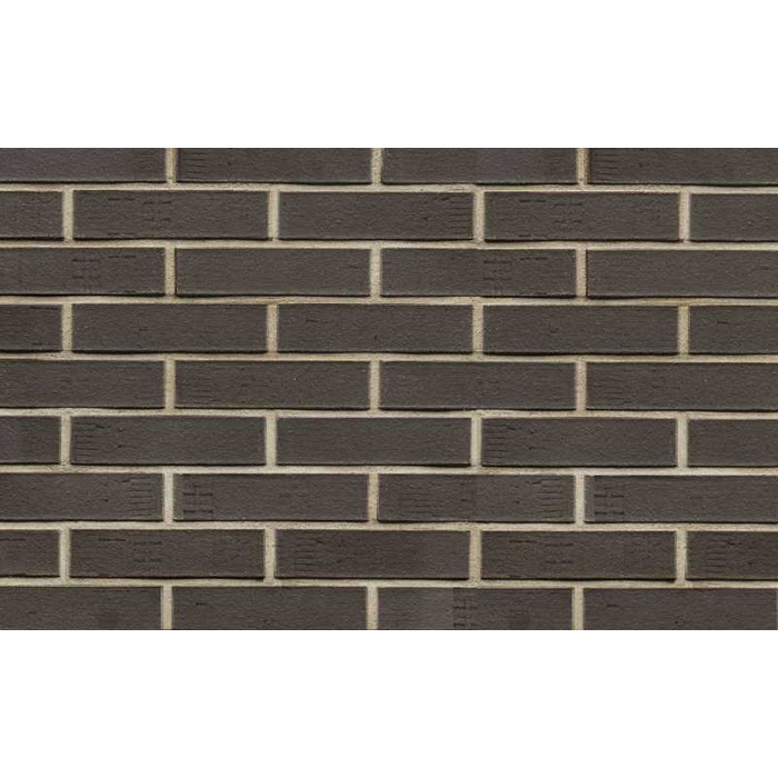 Кирпич клинкерный Muhr 05 K Eisenschmelz Schwarzbraun Kohle гладкий, 240х115х71 мм