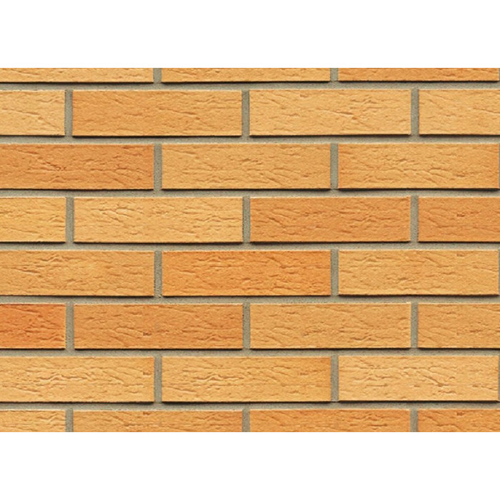 Кирпич клинкерный Muhr 01 Niederlausitzer Gelb рельефный, 240х115х71 мм