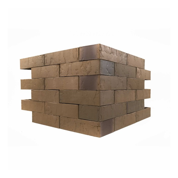 Кирпич BRAER облицовочный , БРАЕР кладка мокко терра, 250х120х65 мм фото 11
