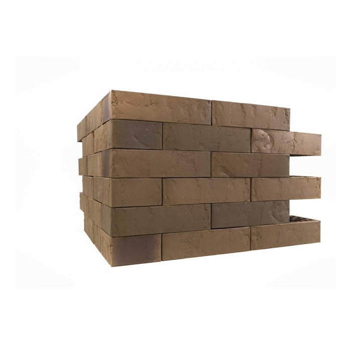 Кирпич BRAER облицовочный , БРАЕР кладка мокко терра, 250х120х65 мм фото 12