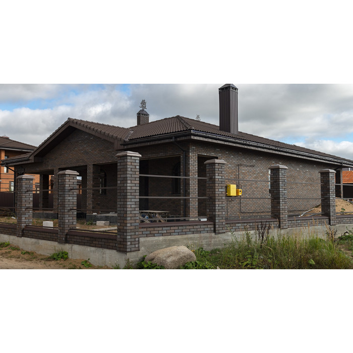 Кирпич BRAER облицовочный , БРАЕР кладка риф, 250х120х65 мм