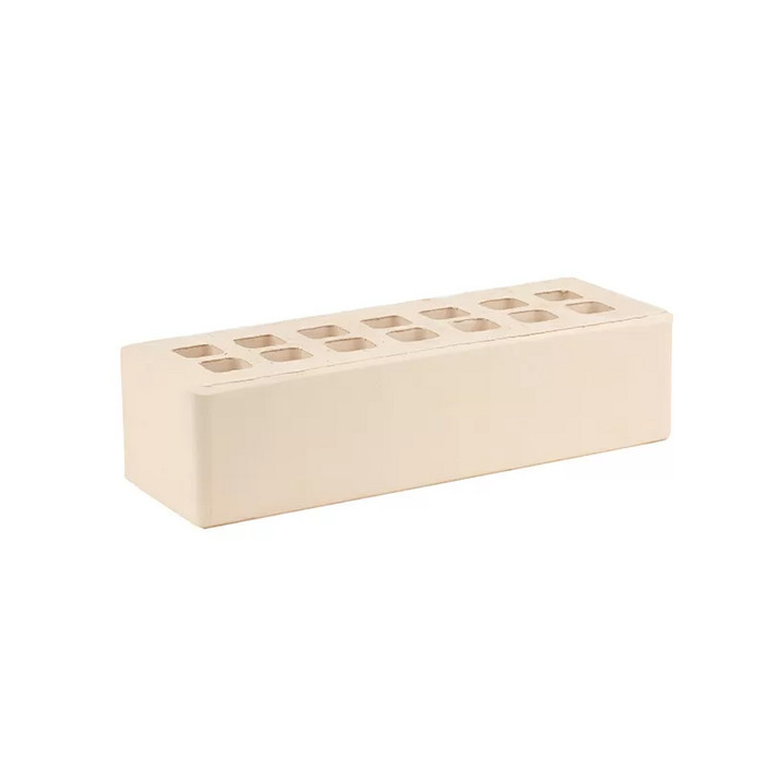 Кирпич облицовочный ЖКЗ 0.7НФ Белый, М200, 250х85х65 мм