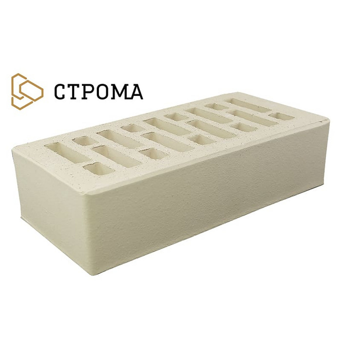 Кирпич облицовочный Строма 1 НФ Серый, М200, 250×120×65 мм