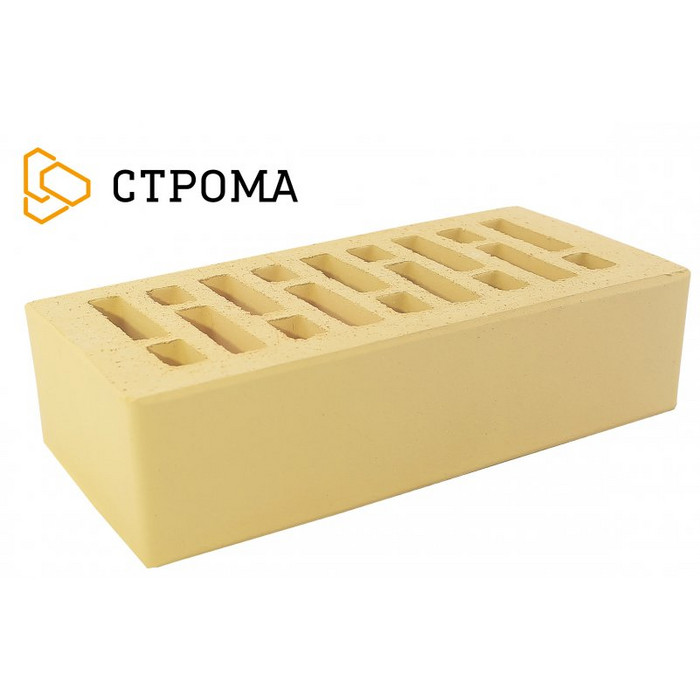 Кирпич облицовочный Строма Солома, М200, 250×120×65 мм