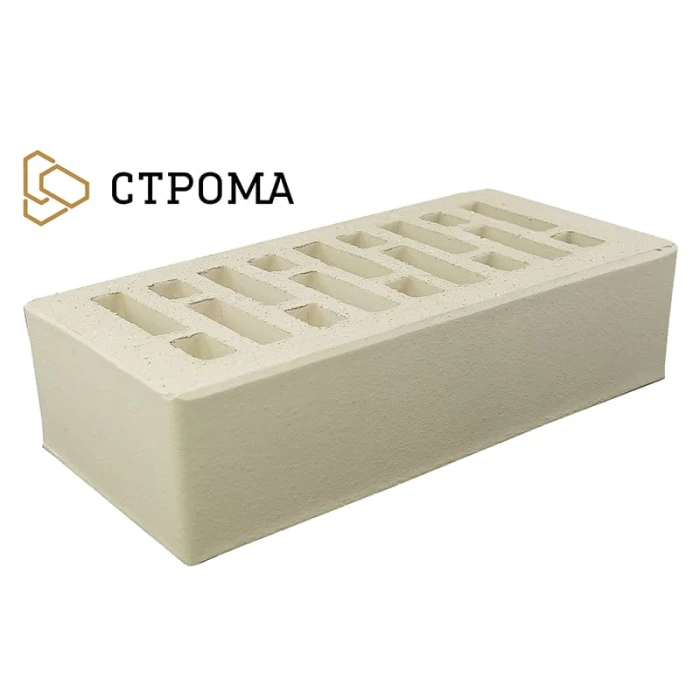 Кирпич облицовочный Строма Серый, М200, 250х120х65 мм