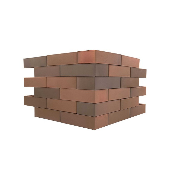 Кирпич БРАЕР кладка 1 бордо гладкий, 250х120х65 мм фото 5