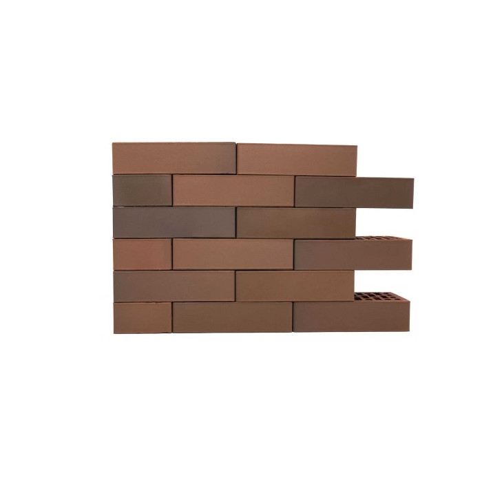 Кирпич БРАЕР кладка 1 бордо гладкий, 250х120х65 мм фото 4