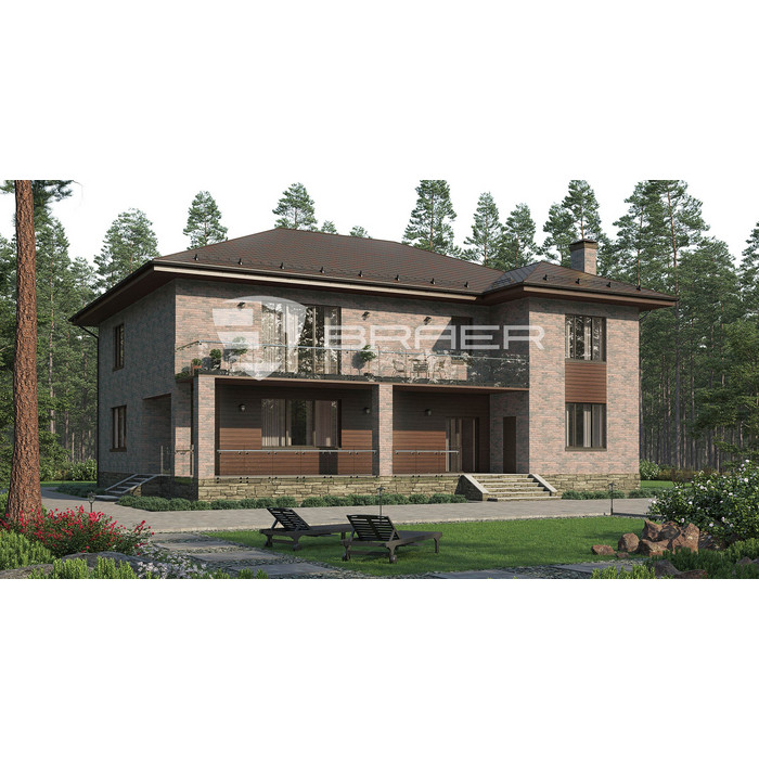 Кирпич БРАЕР кладка кора дуба с песком, 250х120х65 мм фото 6