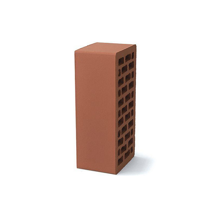 Кирпич облицовочный BRAER красный гладкий, 250х120х88 мм фото 2