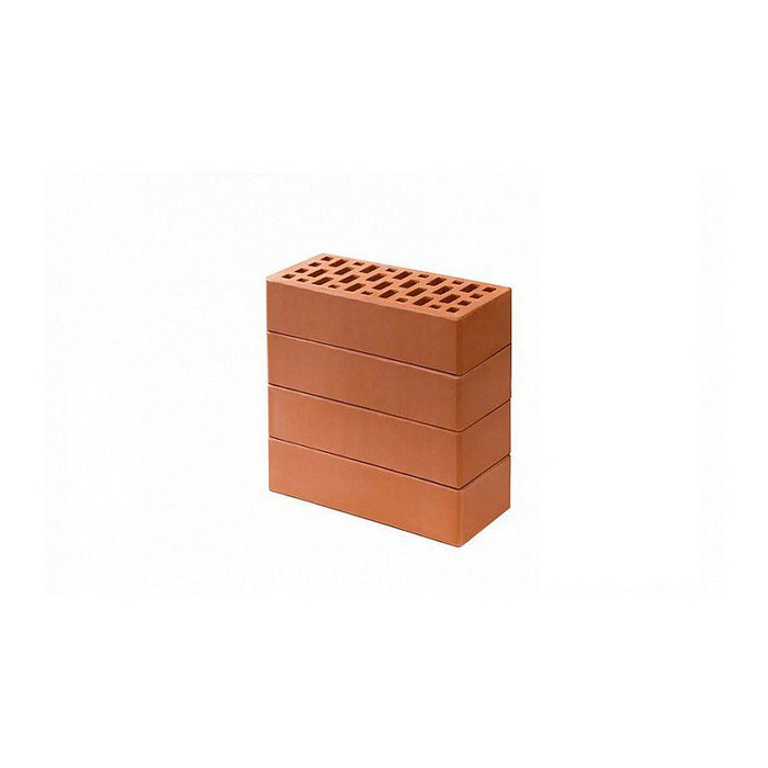 Кирпич облицовочный VOLGABRICK Красный, 250х120х65 мм фото 3