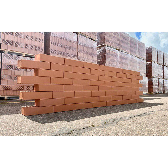 Кирпич облицовочный VOLGABRICK Красный, 250х120х65 мм фото 10