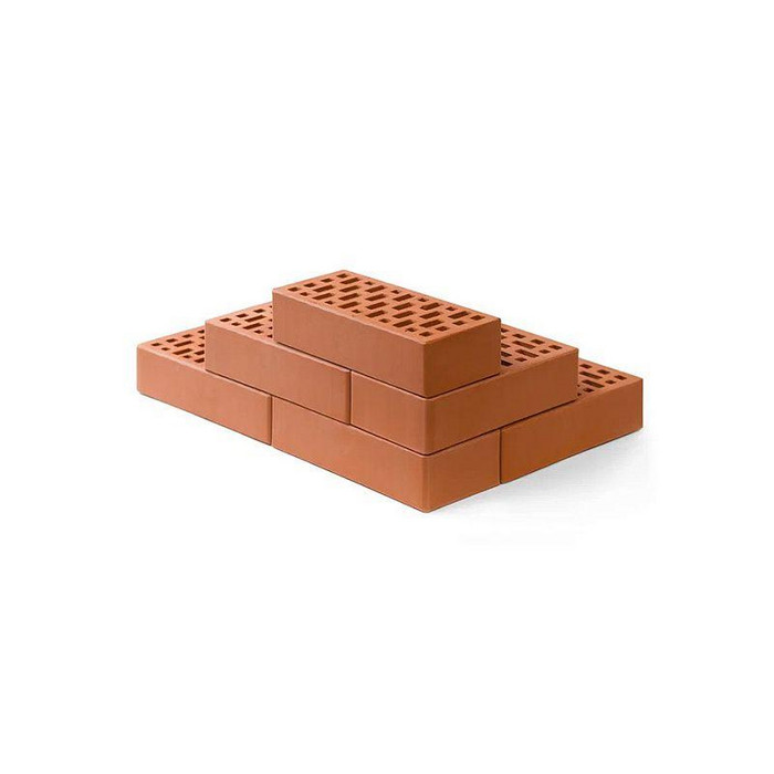 Кирпич облицовочный VOLGABRICK Красный, 250х120х65 мм фото 7