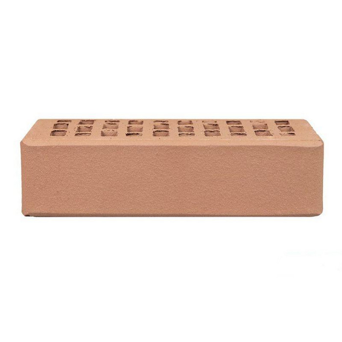 Кирпич облицовочный пустотелый ЛСР светло-коричневый гладкий, 250х120х65 мм фото 4