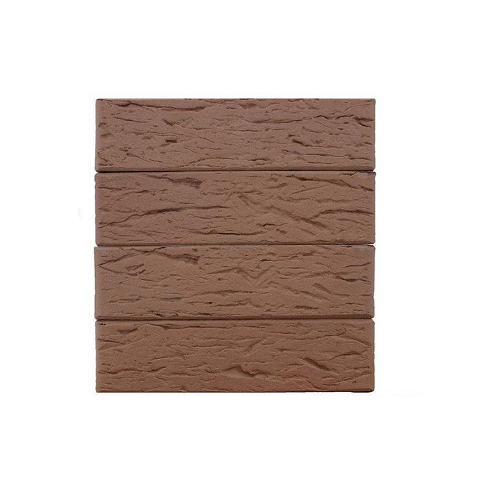 Кирпич облицовочный пустотелый ЛСР светло-коричневый рустик 250х120х65 мм фото 5