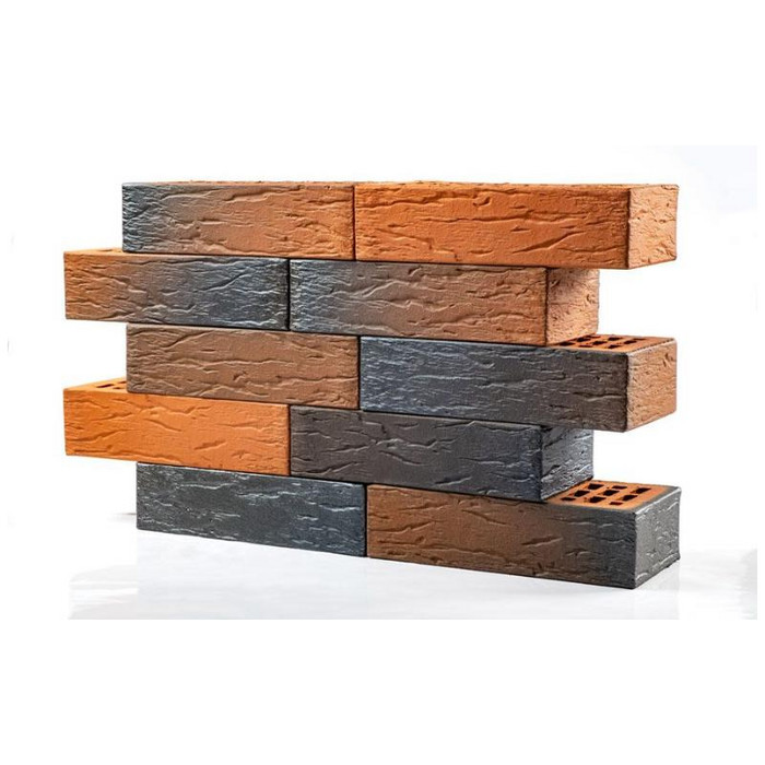 Кирпич облицовочный Пятый элемент Регенсбург рустик 250х120х65 мм