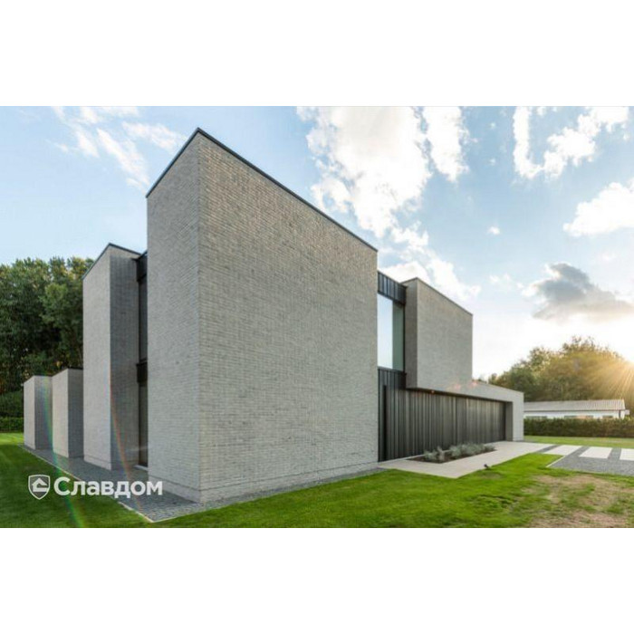 Кирпич облицовочный ручной формовки Terca Agora Alugrijs, 215х102х65 мм фото 11