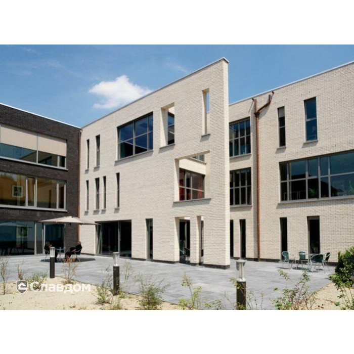 Кирпич облицовочный ручной формовки Terca Agora Super Wit, 210х65х50 мм фото 6