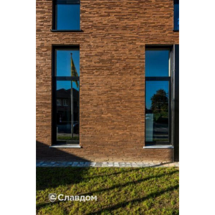 Кирпич облицовочный ручной формовки Terca Cassia Bruin, 400х95х48 мм фото 7