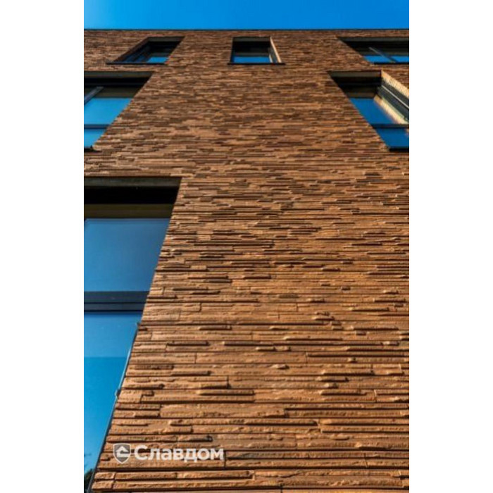 Кирпич облицовочный ручной формовки Terca Cassia Bruin, 400х95х48 мм фото 8