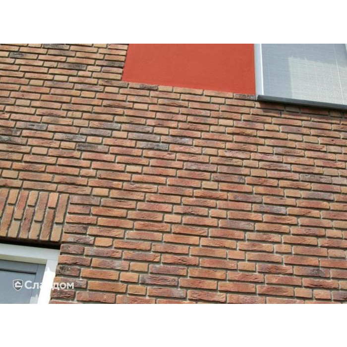 Кирпич облицовочный ручной формовки Terca Veldbrons Gesinterd, 215х100х65 мм фото 4