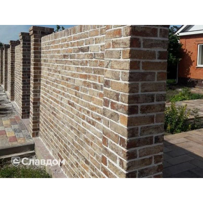Кирпич облицовочный Сафоново Клинкер Модель №20, 210х100х65 мм фото 2