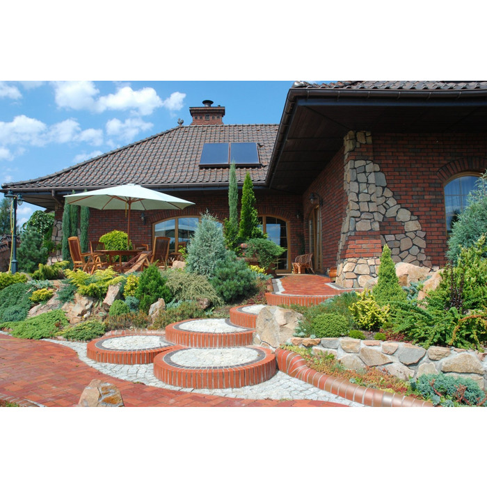 Кирпич Roben Wasserstrich hellrot-bunt, 240х115х71 мм фото 2