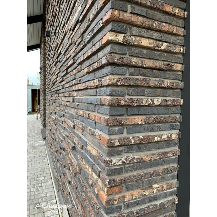 Кирпич облицовочный Сафоново Клинкер Модель №7, 525х100х40 мм фото 11