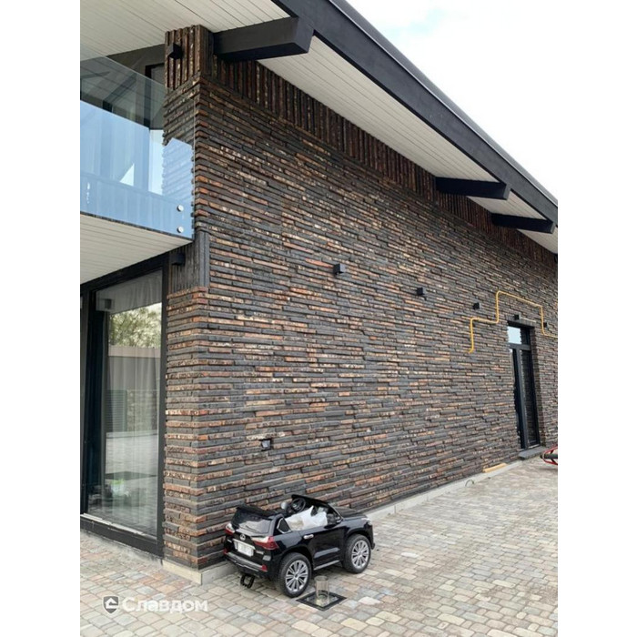 Кирпич облицовочный Сафоново Клинкер Модель №7, 525х100х40 мм фото 4