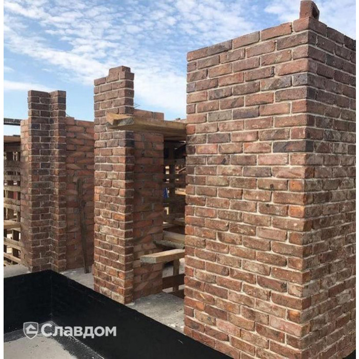 Кирпич облицовочный Сафоново Клинкер Модель №9, 210х100х65 мм фото 5
