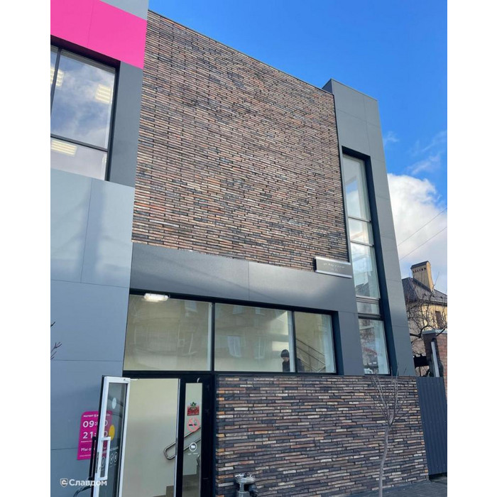 Кирпич облицовочный Сафоново Клинкер Модель №9, 525х100х40 мм фото 7