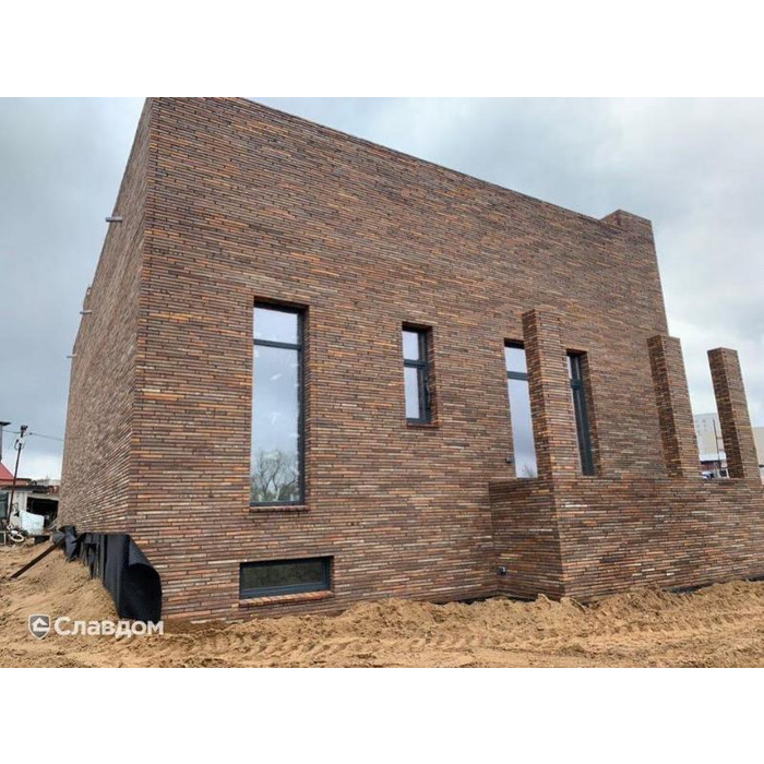 Кирпич облицовочный Сафоново Клинкер Модель №9, 525х100х40 мм фото 4