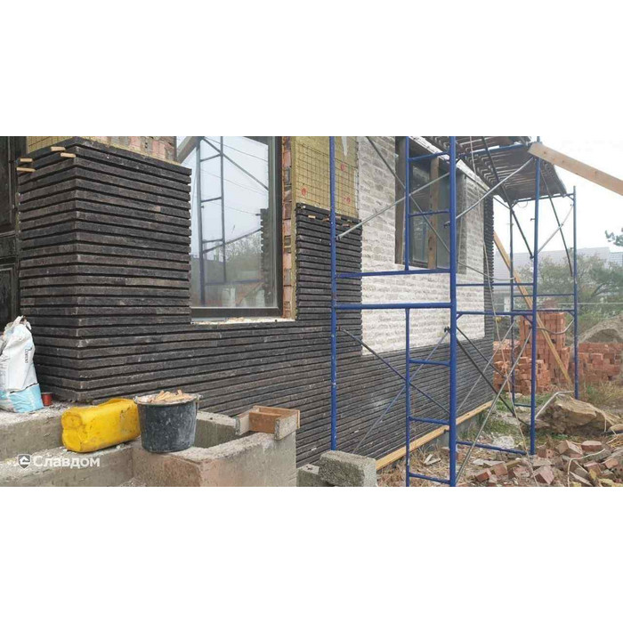 Кирпич длинного формата Тандем (Донские зори) Беккеръ, 475х85х40 мм фото 7