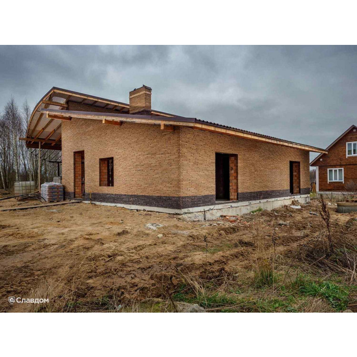 Кирпич длинного формата Тандем (Донские зори) Голицинъ, 475х85х40 мм фото 4