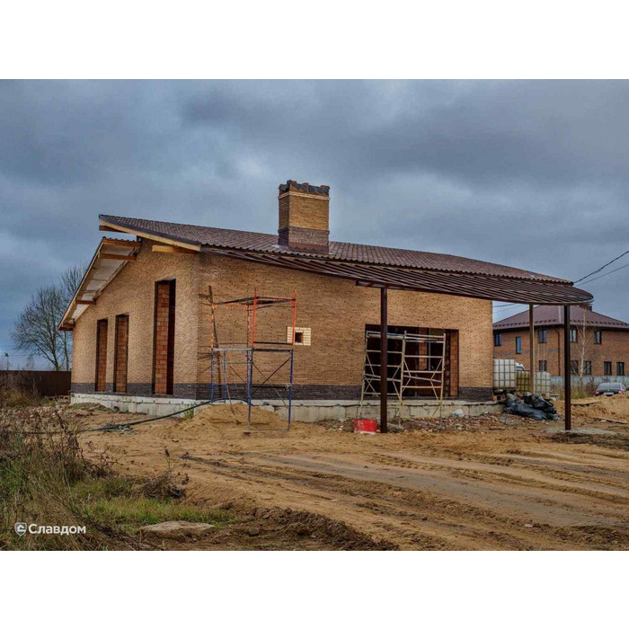 Кирпич длинного формата Тандем (Донские зори) Голицинъ, 475х85х40 мм фото 5