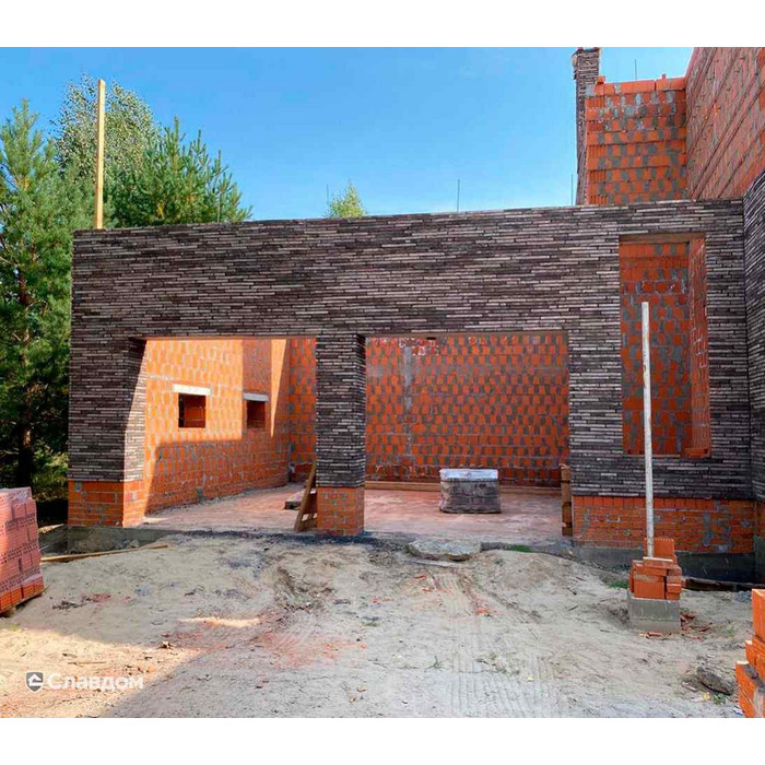 Кирпич длинного формата Тандем (Донские зори) Нордъ, 475х85х40 мм фото 5