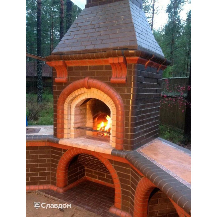 Печной кирпич Lode Brunis полнотелый гладкий, 250х120х65 мм фото 9