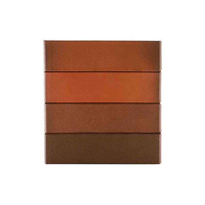 Кирпич клинкерный ЛСР Ноттингем красный флэшинг гладкий 250х85х65 мм фото 2