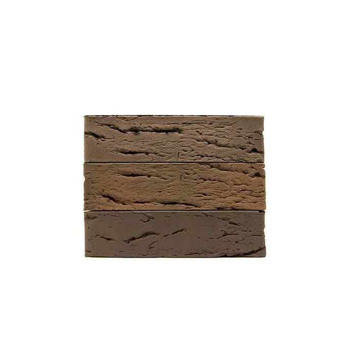Кирпич клинкерный Kerma Premium Klinker коричневый рустик 250х60х65 мм фото 3